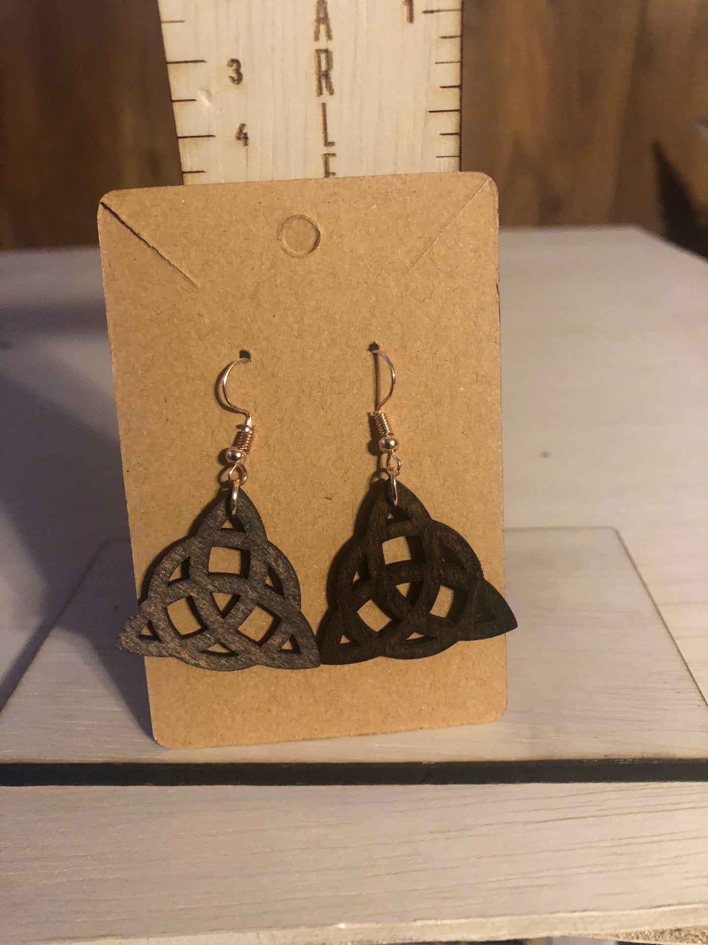 Celtic Knot Espresso Earrings